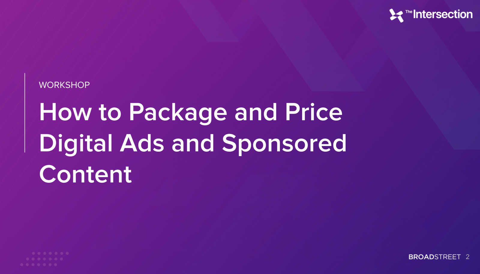 Webinar Title Slide How to Package and Price Digital Ads and Sponsored Content 09.22.22